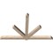 Ekena Millwork Kennewick Smooth Timber Gable Bracket, Douglas Fir, 108"W x 68"H x 5 1/2"D x 5 1/2"F, 15/12 Pitch GBW108X68X0606KEN00SDF - alternate 3